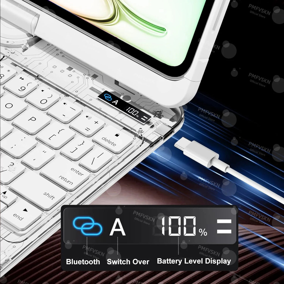 360° Rotate Magic Keyboard